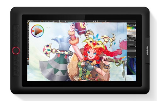 XPPen ARTIST 15.6 PRO graphic tablet Black, Red 5080 lpi 344.16 x 193.59 mm USB