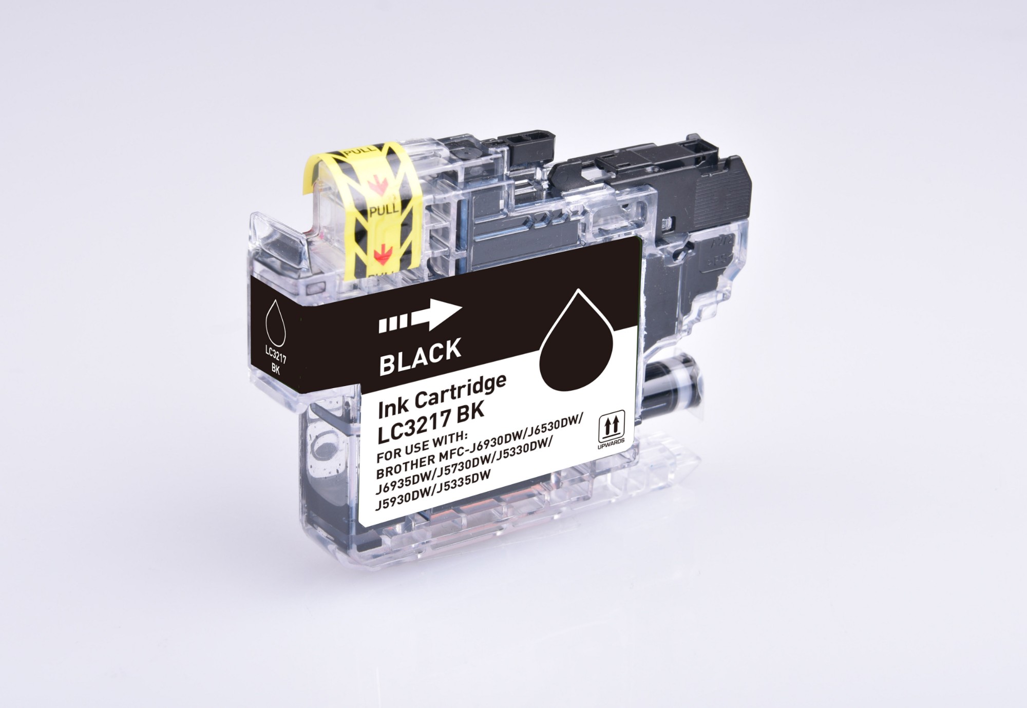 G+G Replacement for Comp Brother LC3217BK Black Ink Ctg 15ml Ink 550 Pages