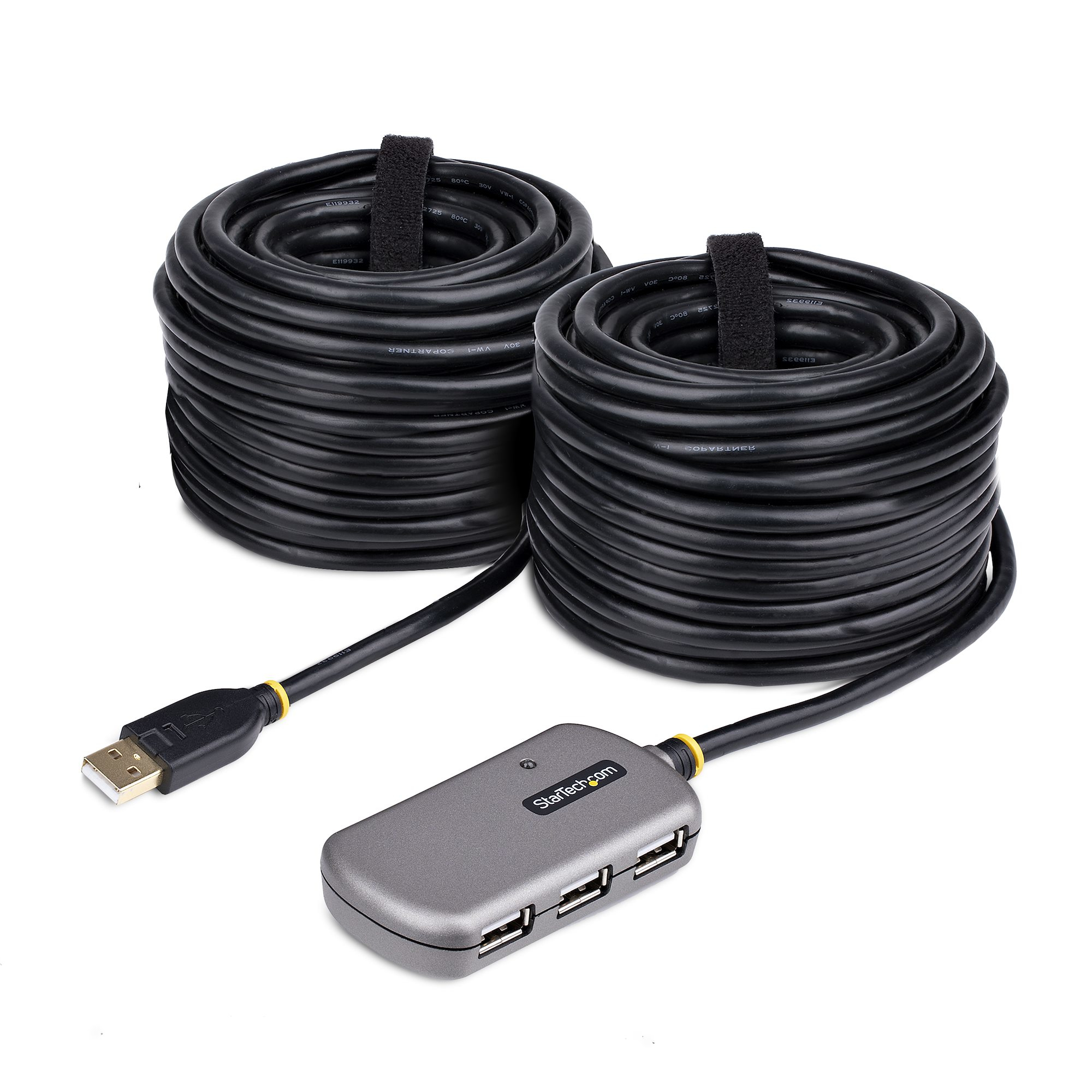 Image of StarTech.com USB Extender Hub, 24m USB 2.0 Extension Cable with...