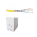 FDL CAT.6a S-FTP STRANDED PATCH CABLE LSZH (305M BOX) - YELLOW