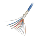 Lindy 37244 coaxial cable 100 m Blue