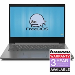Lenovo V14 82C6005DUK Laptop, 14 Inch Full HD 1080p Screen, AMD Ryzen 3 3250U, 8GB RAM, 256GB SSD, FreeDOS,