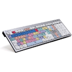 Logickeyboard LKB-PPROCC-AJPU-DE keyboard Office USB QWERTY UK English Multicolour