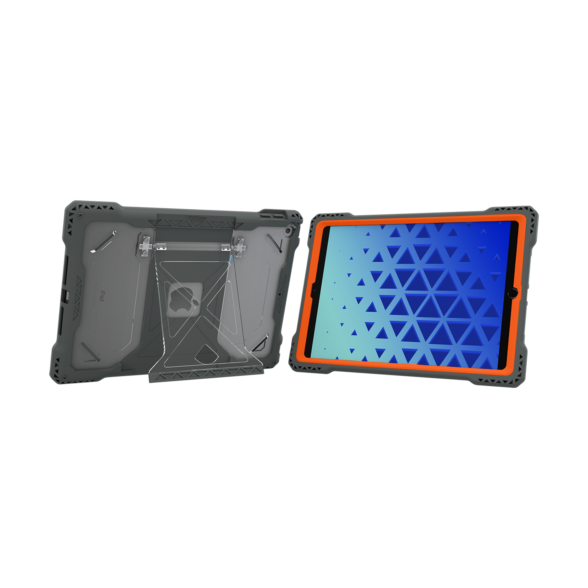 Maxcases Grey/Orange Extreme-X2 25.9 Cm (10.2") Cover Transpare