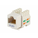 FDL CAT.6 UTP KEYSTONE JACK LSA IDC PUNCH DOWN MODULE - WHITE