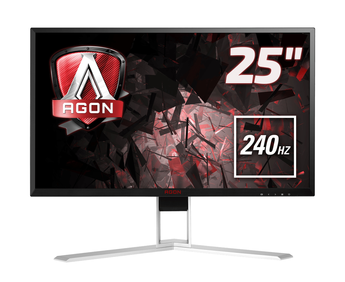 AOC AGON 1 AG251FZ computer monitor 62.2 cm (24.5") 1920 x 1080 pixels Full HD Black, Red