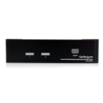 StarTech.com DVI USB KVM-switch med 2 portar, audio och USB 2.0-hubb