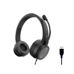 Conceptronic POLONA05B Stereo USB Headset, Noise Cancelling Microphone
