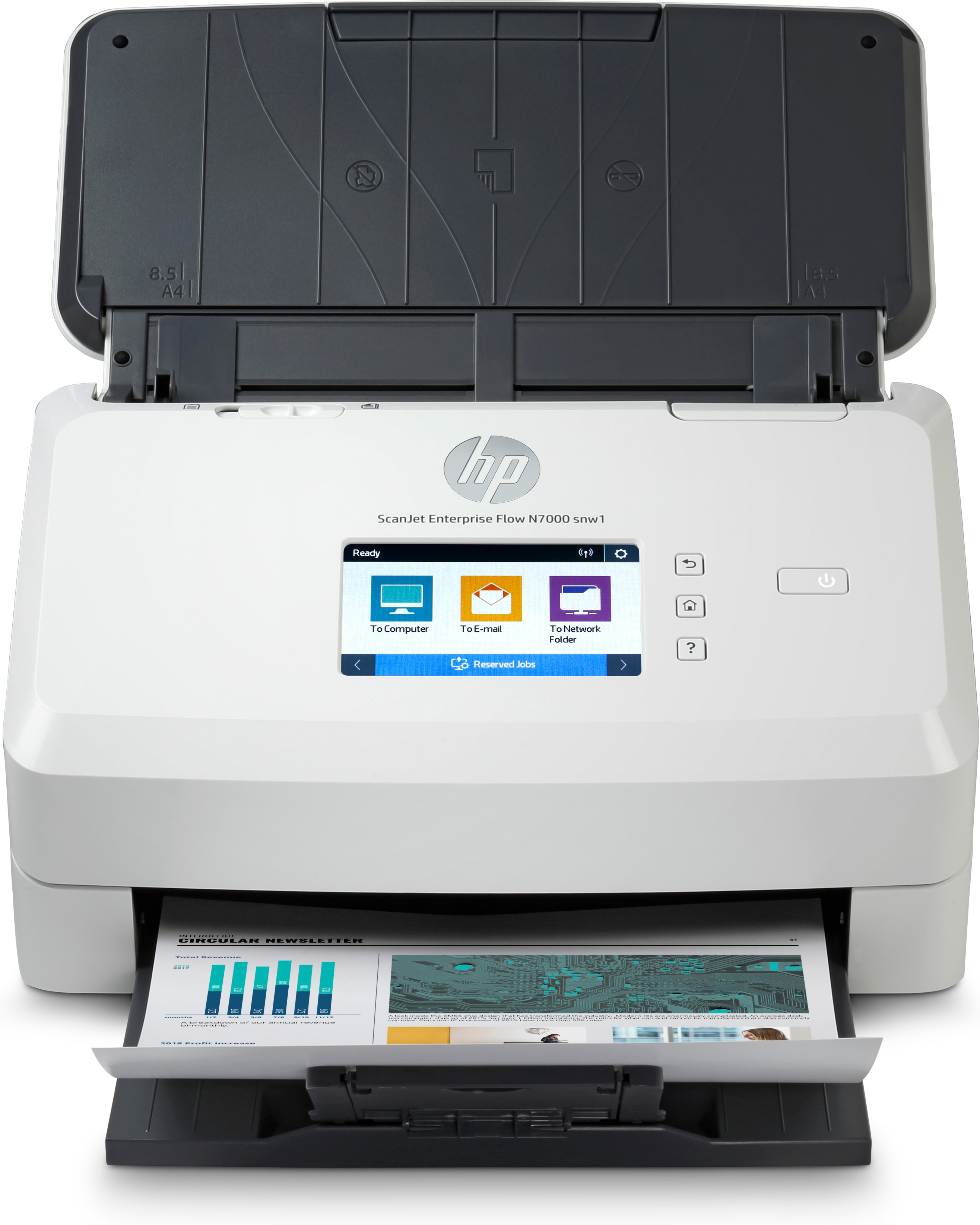 Image of HP Scanjet Enterprise Flow N7000 Sheet-fed scanner 600 x 600 DPI...