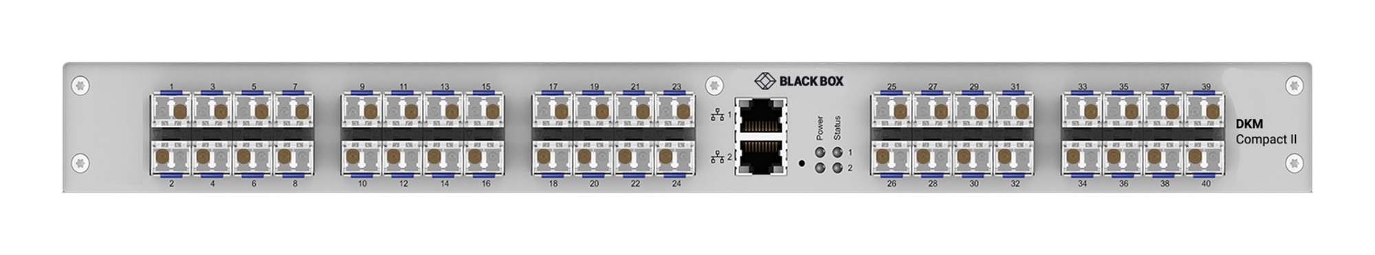 Black Box ACXC40F-3G KVM switch Rack mounting Black. Grey