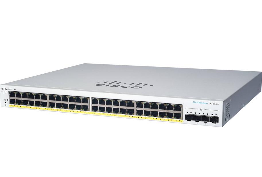 Cisco CBS220-24P-4X-NA 24-Port Network Switch