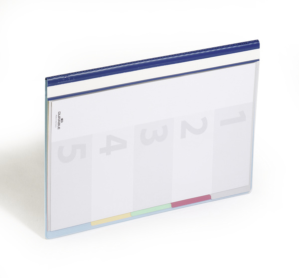 Image of Durable Divisoflex report cover PVC Blue