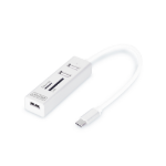 Digitus DA-70243 geheugenkaartlezer USB 2.0 Wit