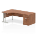 Dynamic Impulse Cantilever Left Crescent Desk Workstation