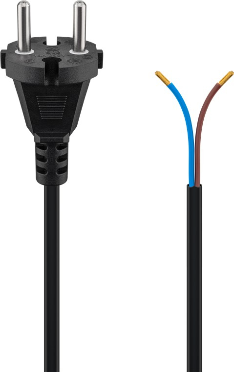 Image of Goobay Universal Hoover Connection Cable 7.5 m, Black