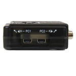 StarTech.com Svart USB KVM-switch-paket med 2 portar, audio och kablar