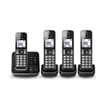 Panasonic KX-TGD324E DECT telephone Caller ID Black