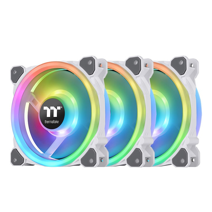 Thermaltake Riing Trio 12 RGB Radiator Fan White TT Premium Edition Un