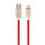 Cablexpert CC-USB2R-AMCM-2M-R USB-kabel USB 2.0 USB A USB C Rood