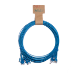 Cablenet 1.5m Cat6 RJ45 Blue U/UTP LSOH 30AWG Slim Snagless Booted Patch Lead (PK10)