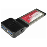 Dynamode 2 Port USB 3.0 Adaptor Express Card (34mm)