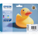 Epson C13T05564010/T0556 Ink cartridge multi pack Bk,C,M,Y, 4x290 pages ISO/IEC 24711 4x8ml Pack=4 for Epson Stylus Photo RX 420