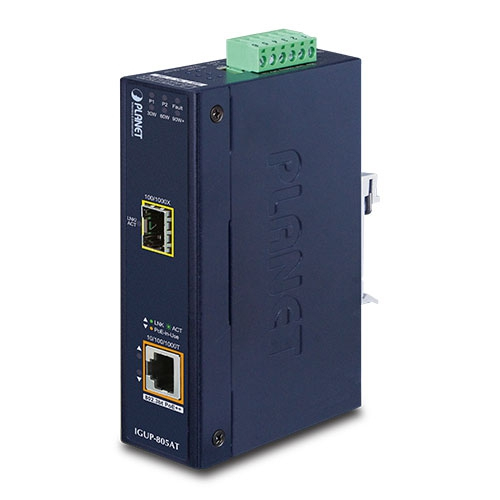 Image of PLANET IGUP-805AT network media converter 1000 Mbit/s Blue