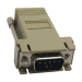 Tripp Lite B090-A9M cable gender changer DB9 RJ45 Beige