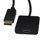 Videk DisplayPort Plug to HDMI Socket Adapter 1920 x 1200 60HZ - Black