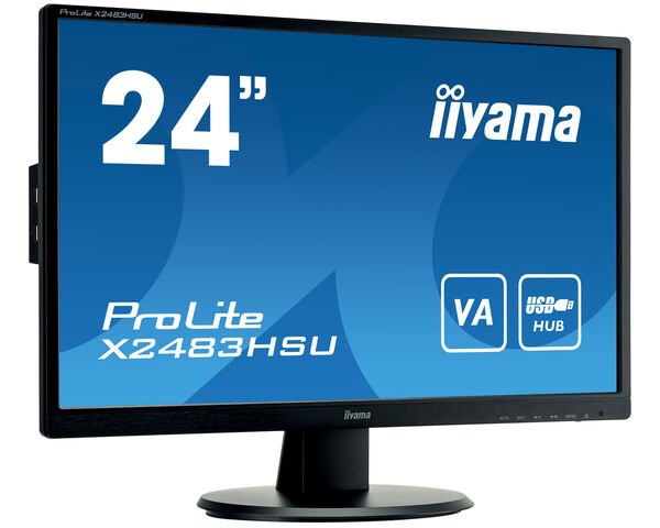 Image of iiyama ProLite X2483HSU-B5 computer monitor 60.5 cm (23.8") 1920 x...