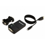 Lenovo USB 3.0 - DVI/VGA USB graphics adapter 2048 x 1152 pixels Black