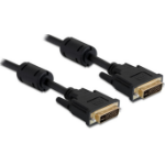 DeLOCK 1m DVI-I DVI cable Black