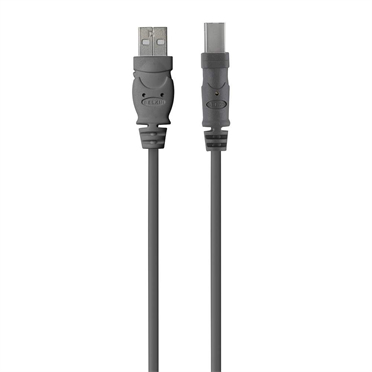Image of Belkin USB 2.0 A - USB 2.0 B, 3m USB cable USB A USB B Grey