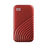 Sandisk WD My Passport SSD WDBAGF0020BRD - SSD - encrypted - 2 TB - external (portable) - USB 3.2 Gen 2 (USB-C connector) - 256-bit AES - red