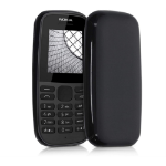 JLC Nokia 105 (2019) Black Silicone Gloss Edge Case - Black