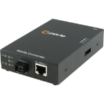Perle S-110PP-S1SC40U network media converter 100 Mbit/s 1550 nm Single-mode Black