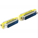 DeLOCK 65482 cable gender changer Sub-D 25 Blue, Silver, Yellow