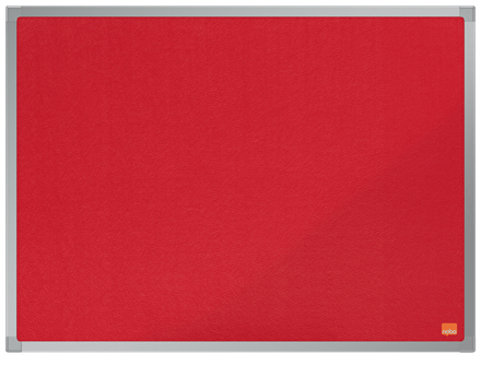 Photos - Dry Erase Board / Flipchart Nobo 1915202 bulletin board Fixed bulletin board Red Felt 