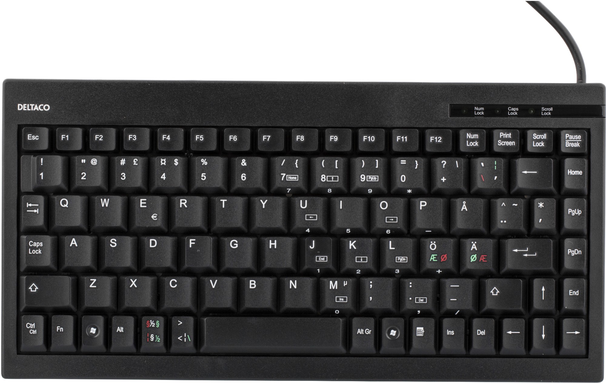 EU Product - mini keyboard, USB, black thumbnail