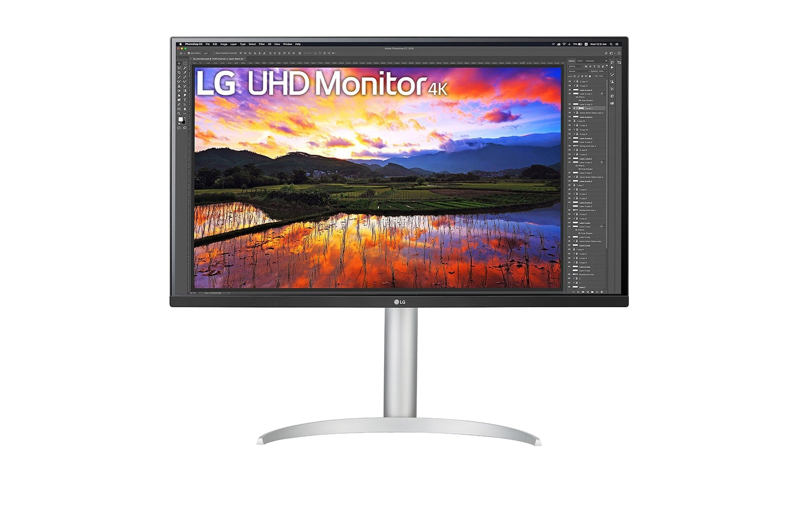 Image of LG 32UP55NP-W computer monitor 80 cm (31.5") 3840 x 2160 pixels 4K...