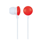 Gembird MHP-EP-001-R headphones/headset Wired In-ear Music Red, White