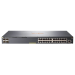 Hewlett Packard Enterprise Aruba 2540 24G PoE+ 4SFP+ Managed L2 Gigabit Ethernet (10/100/1000) Power over Ethernet (PoE) 1U Grey