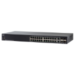 Cisco SF350-24 Managed L2/L3 Fast Ethernet (10/100) 1U Black