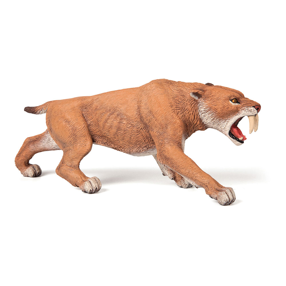  Dinosaurs Smilodon Toy Figure - Black