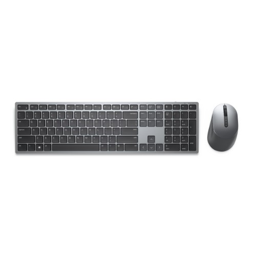 DELL KM7321W keyboard RF Wireless + Bluetooth QWERTY Nordic Grey, Titanium