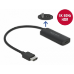 DeLOCK 63251 video cable adapter HDMI Type A (Standard) USB Type-C Black