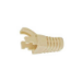 FDL RJ45 CABLE BOOT WITH LATCH PROTECTOR - WHITE (100pcs)