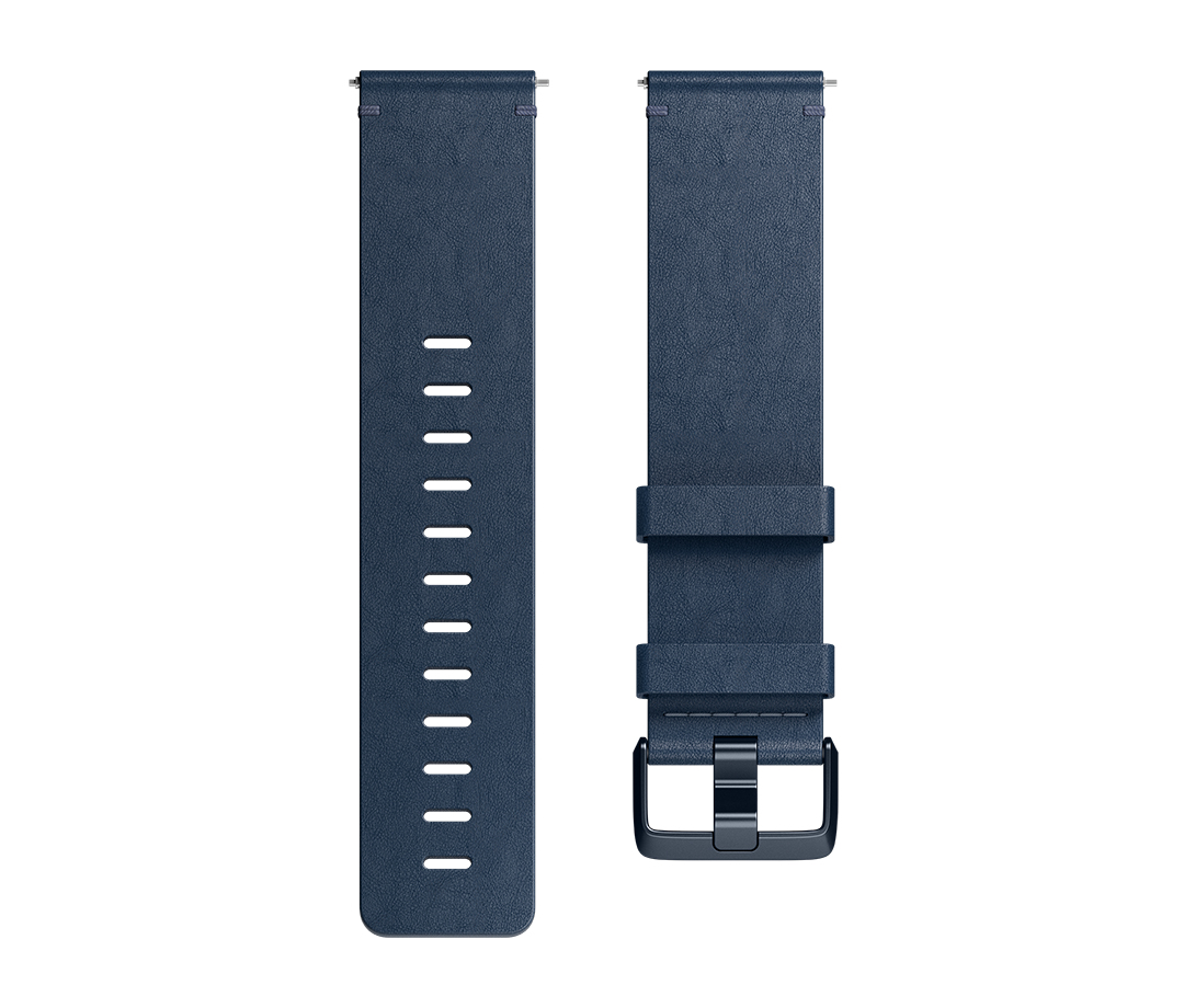 Hand-crafted High-quality Horween Large Leather Band for Cool Casual Look, Midnight Blue - FB166LBNVL