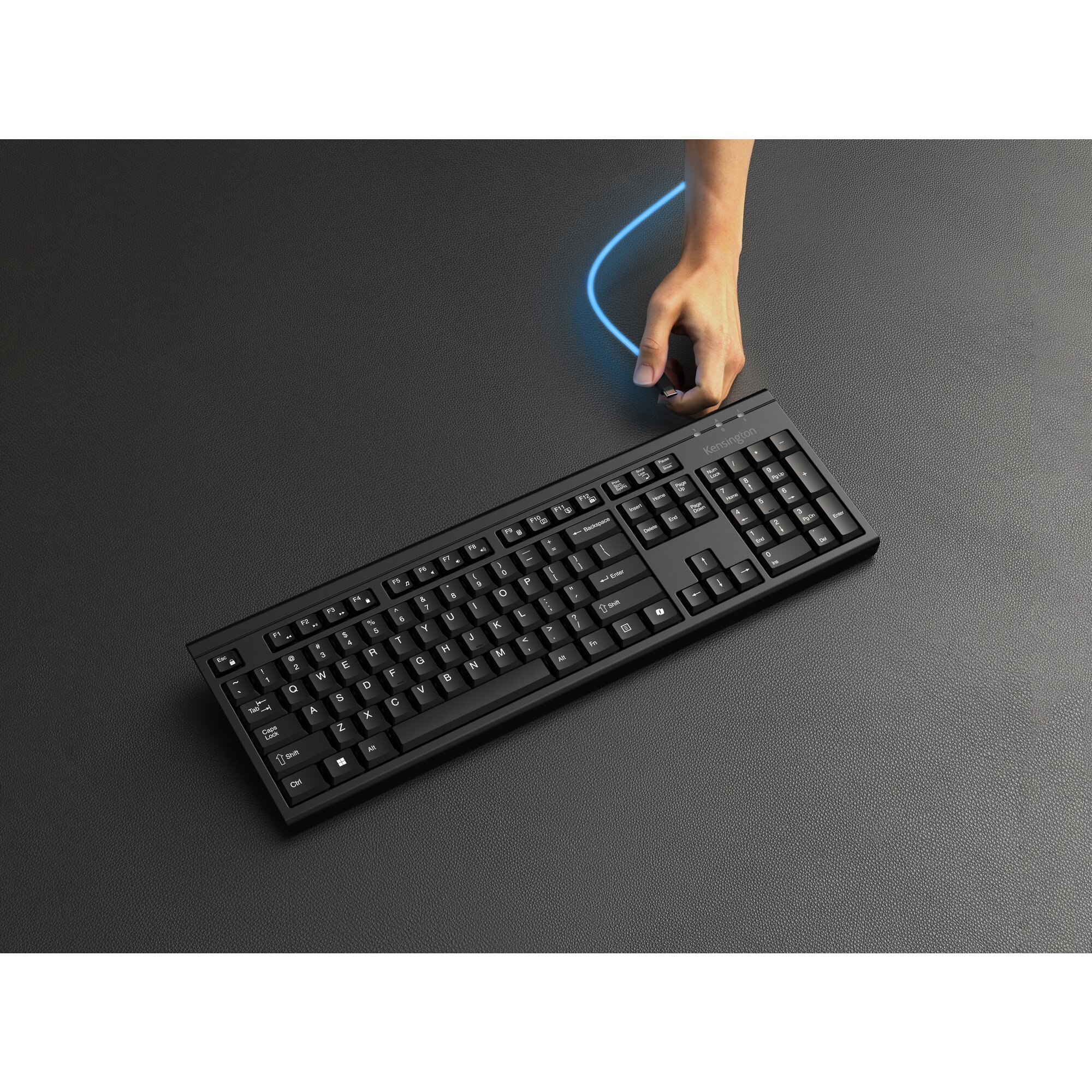 Kensington KM270 EQ Rechargeable Desktop Set  Wireless