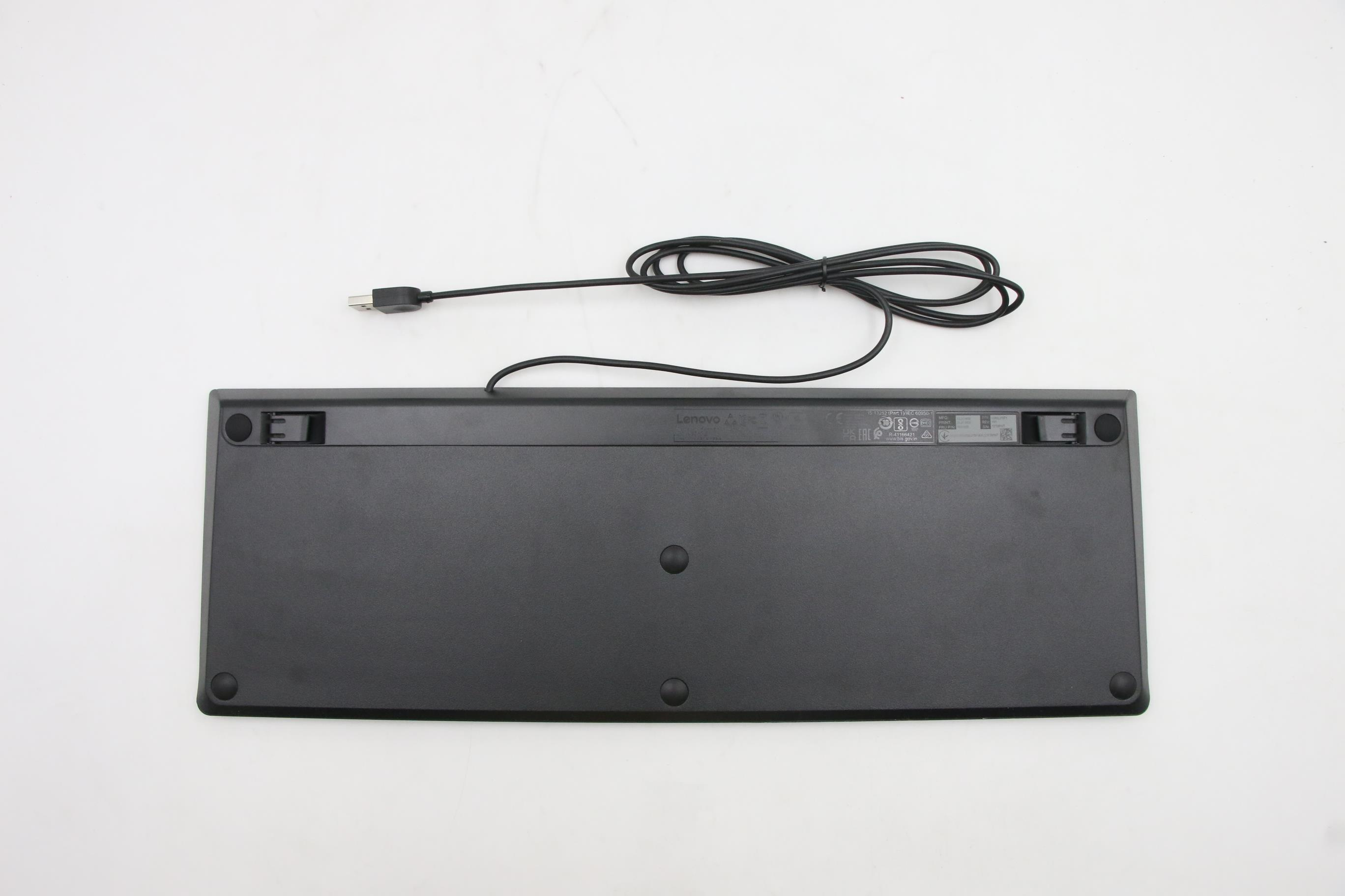 Image of Lenovo USB Calliope keyboard Danish Black